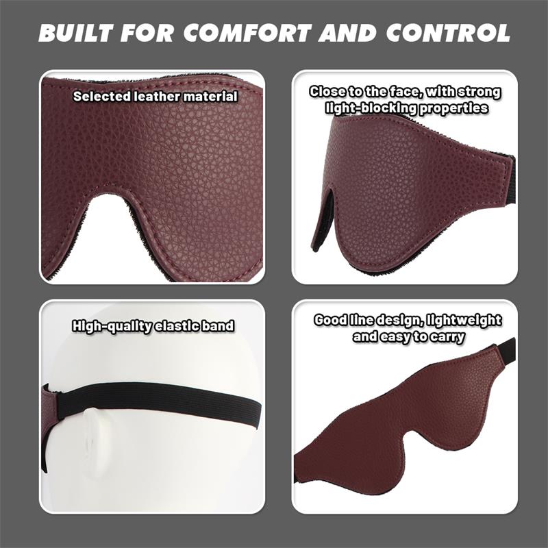 Go Black Antifaz Burgundy