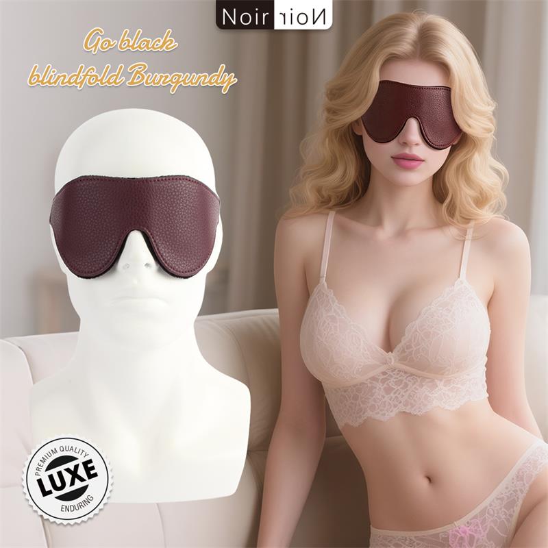 Go Black Antifaz Burgundy