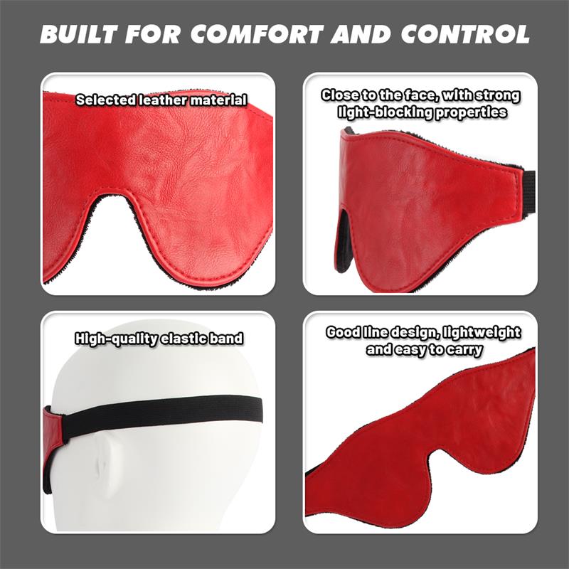 Go black Antifaz Scarlet Red Rojo