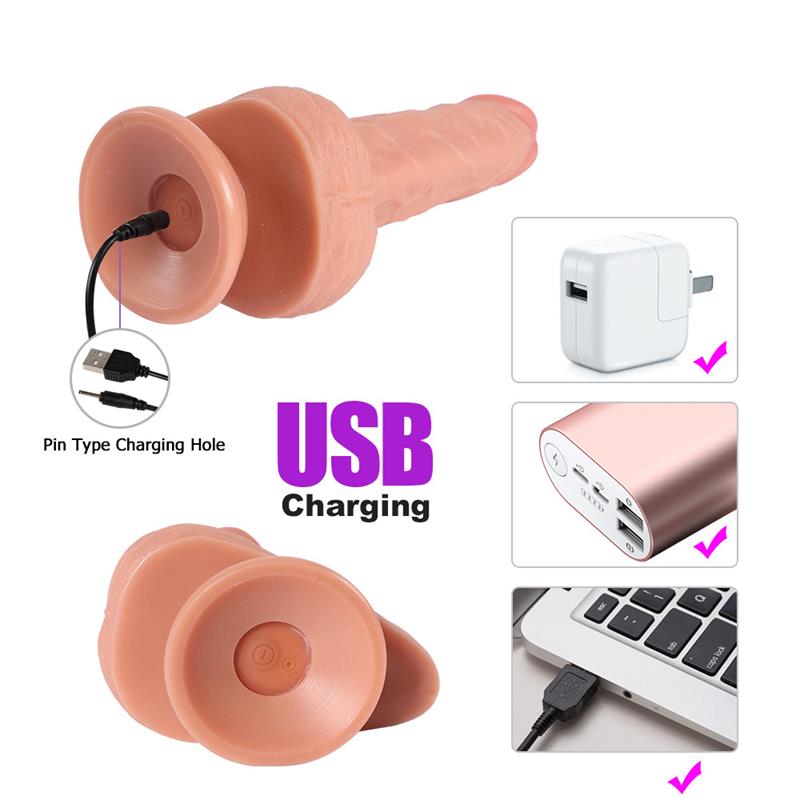 Haydon Dildo con 20 Modos de Vibración y Estimulador de Clítoris 9