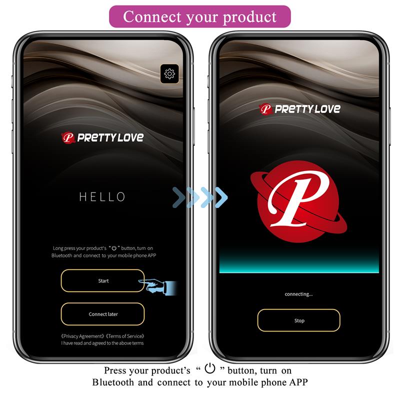 Hector Vibrador con Electroshock y App Rosa 8