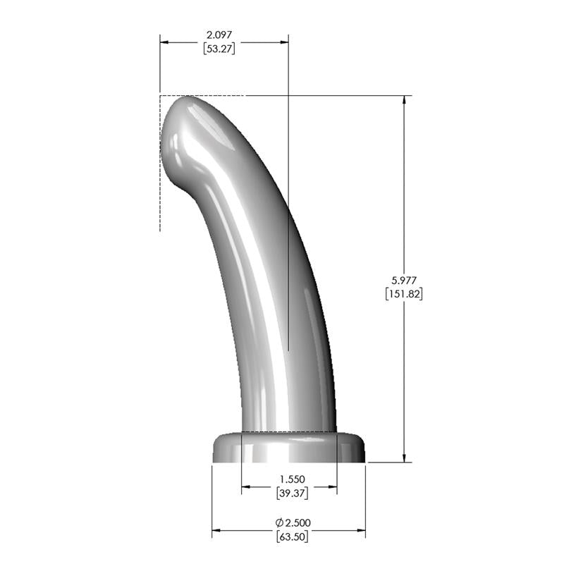 Herspot Dildo Golden Rose Talla Mediana 6
