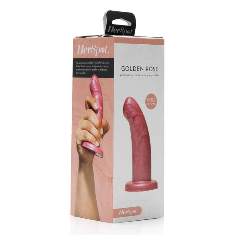 Herspot Dildo Golden Rose Talla Pequeña 7
