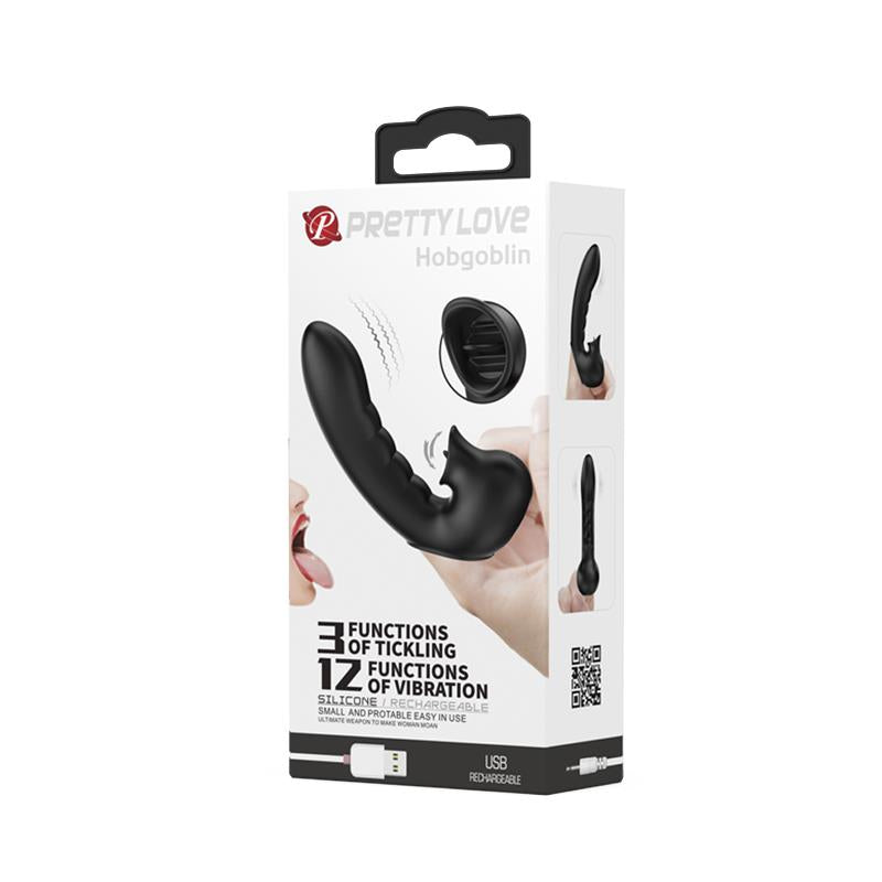 Hobgoblin Funda para el Dedo Vibración y Lengua Estimuladora 9