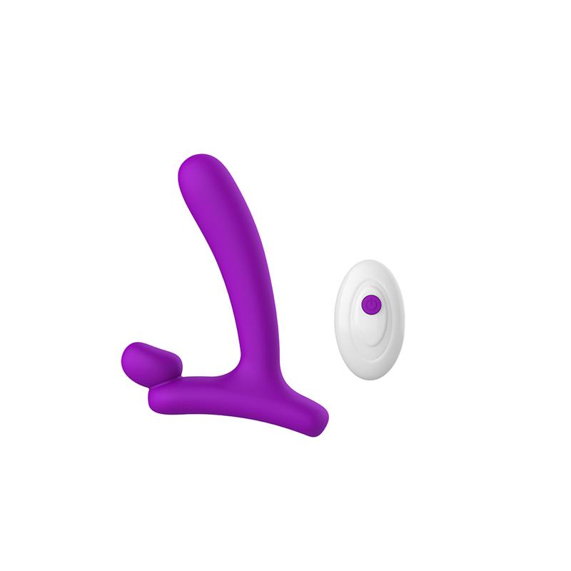 Horny Hunter Plug Anal con Vibración y Control Remoto Silicona Líquida USB 2
