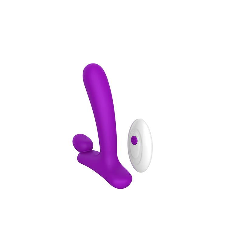 Horny Hunter Plug Anal con Vibración y Control Remoto Silicona Líquida USB 3