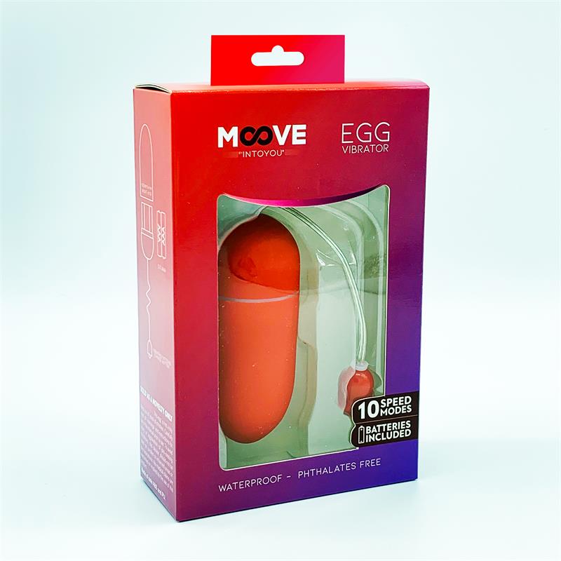 Huevo Vibrador 10 Funciones Rojo 2