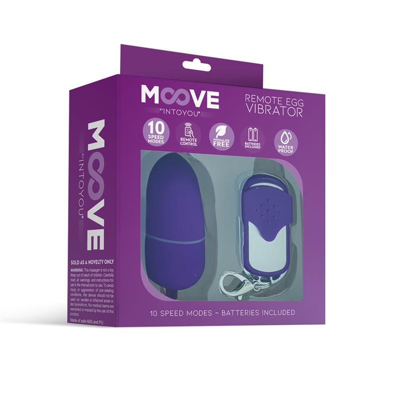 Huevo Vibrador con Contol Remoto Tamaño Mediano Púrpura 2