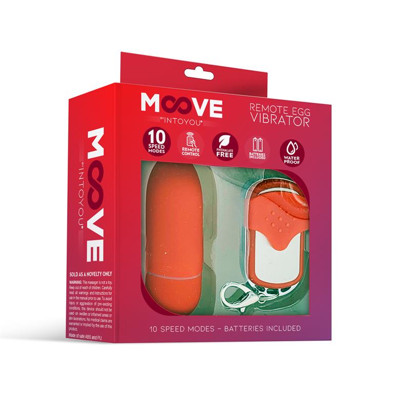 Huevo Vibrador con Control Remoto Rojo 2