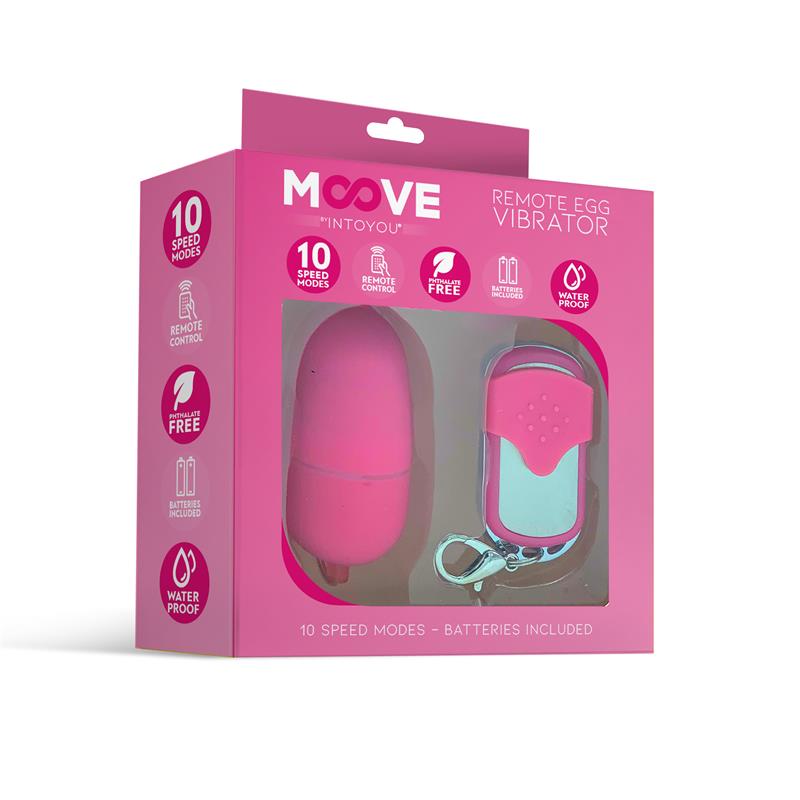 Huevo Vibrador con Control Remoto Tamaño Mediano Rosa 2