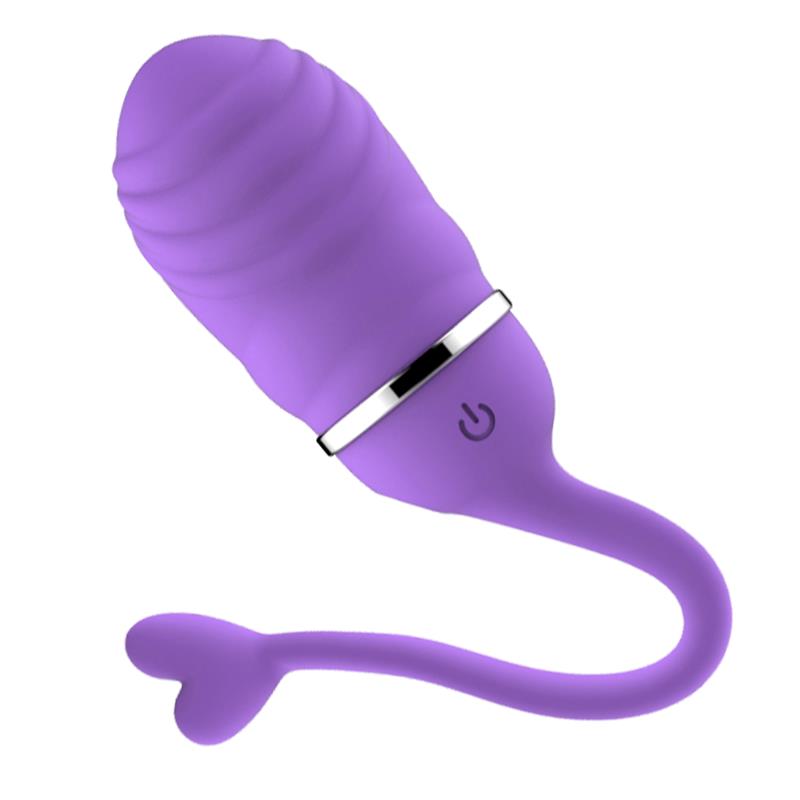 Huevo Vibrador Control Remoto Odise USB Silicona Púrpura 4