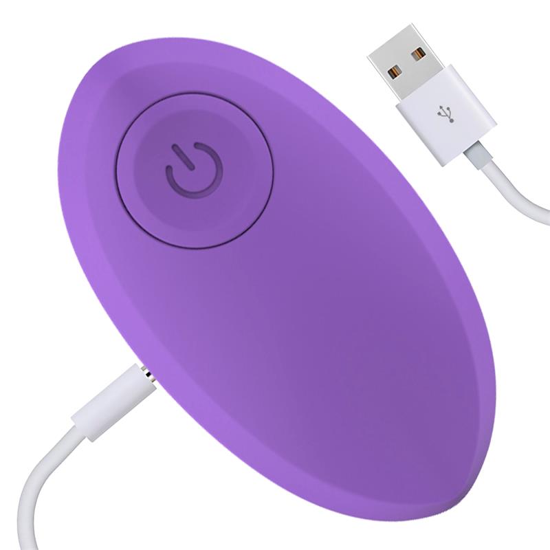 Huevo Vibrador Control Remoto Odise USB Silicona Púrpura 5