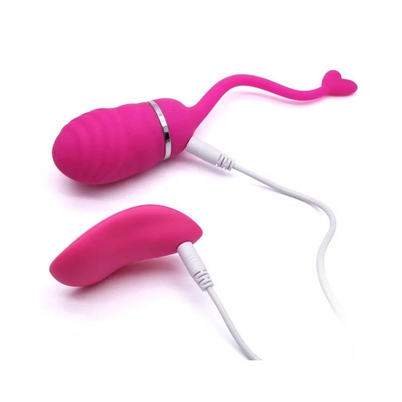 Huevo Vibrador Control Remoto Odise USB Silicona Rosa 8