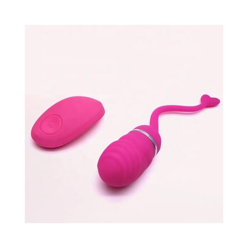Huevo Vibrador Control Remoto Odise USB Silicona Rosa 7
