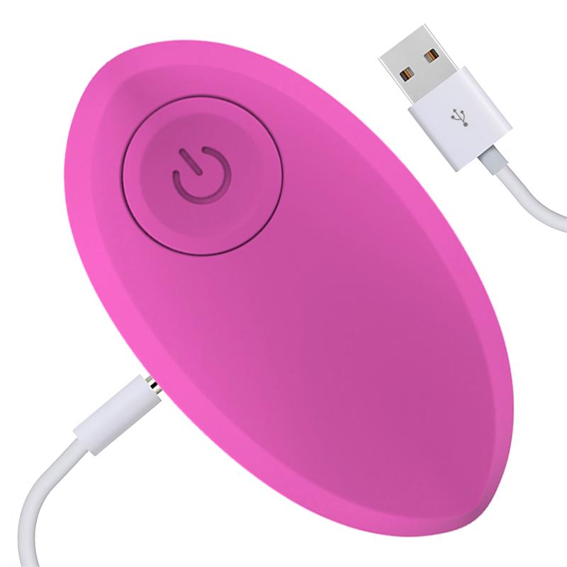 Huevo Vibrador Control Remoto Odise USB Silicona Rosa 5