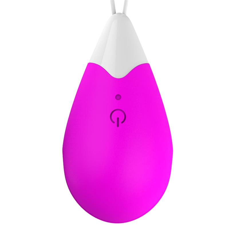 Huevo Vibrador Control Remoto USB Silicona Purpura 3