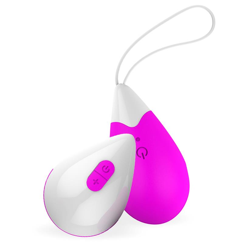 Huevo Vibrador Control Remoto USB Silicona Purpura 2