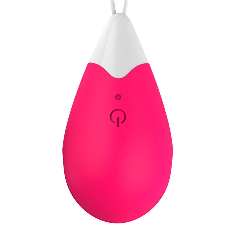 Huevo Vibrador Control Remoto USB Silicona Rosa 3