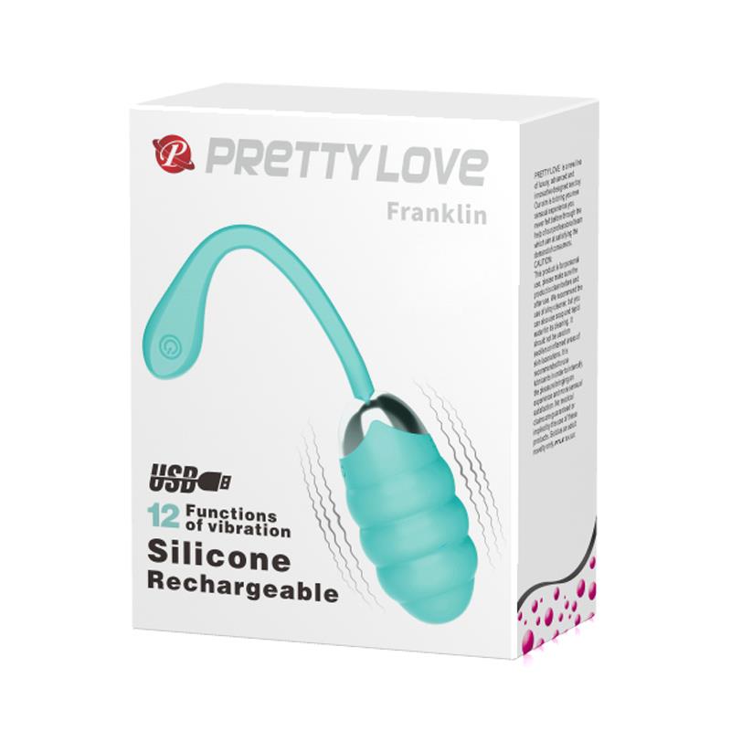 Huevo Vibrador Franklin USB Silicona 4
