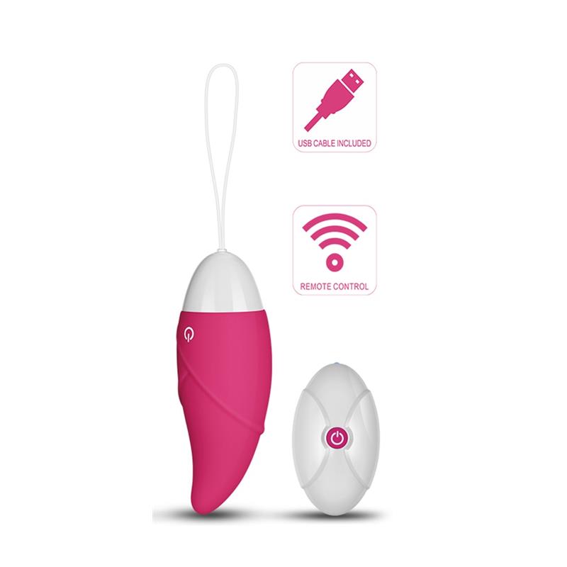 Huevo Vibrador iJoy Control Remoto USB Rosa 2