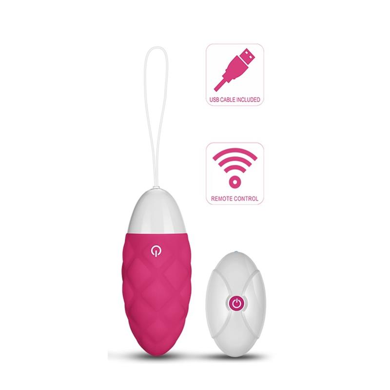 Huevo Vibrador iJoy Control Remoto USB Rosa 2