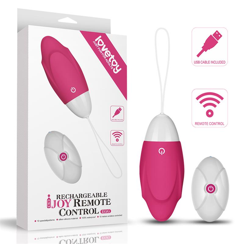 Huevo Vibrador iJoy Control Remoto USB Rosa 7