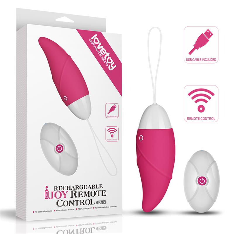 Huevo Vibrador iJoy Control Remoto USB Rosa 7
