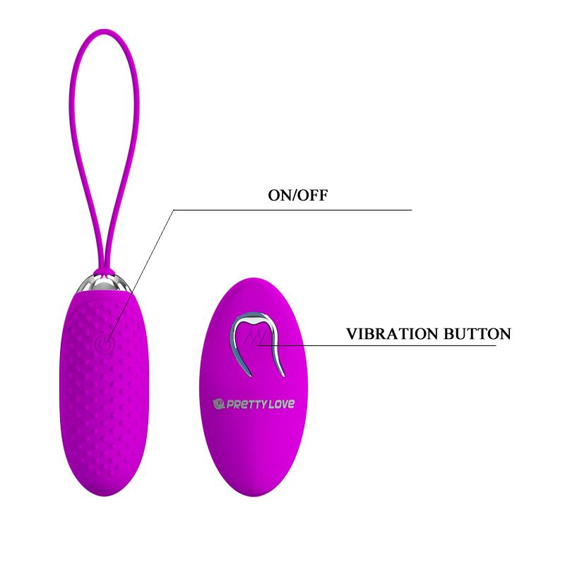 Huevo Vibrador Joanna USB Purpura 6