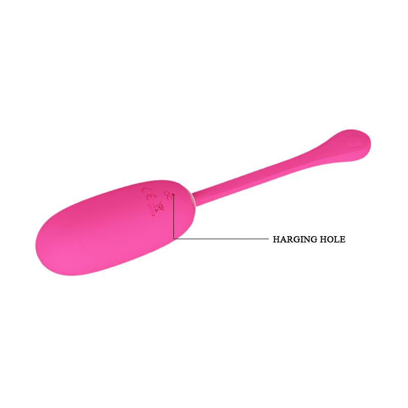 Huevo Vibrador Julius USB Silicona Rosa 6
