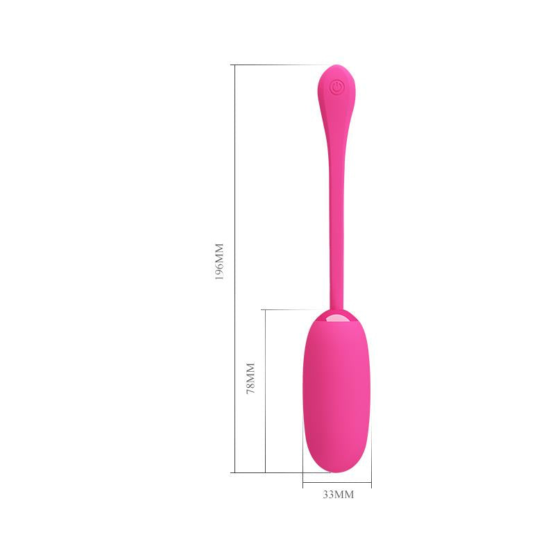Huevo Vibrador Julius USB Silicona Rosa 7