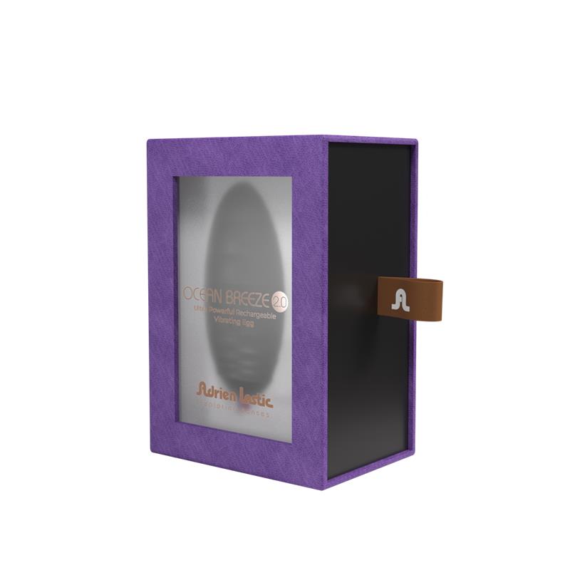Huevo Vibrador Ocean Breeze 2.0 con Control Remoto Púrpura 4