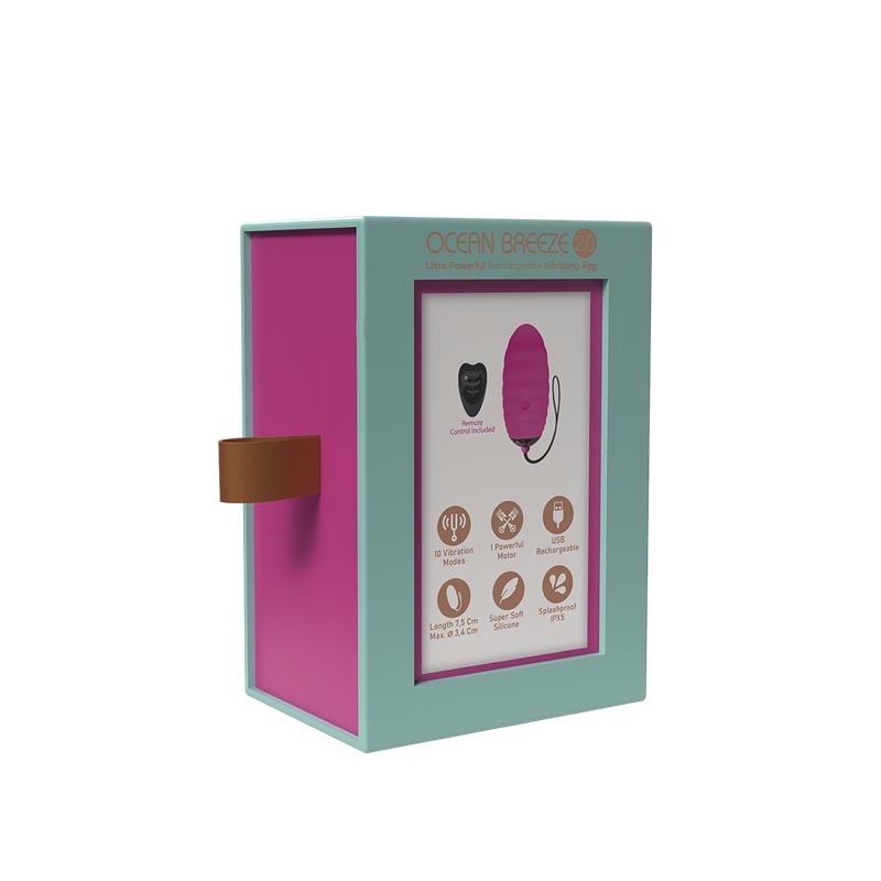 Huevo Vibrador Ocean Breeze 2.0 Control Remoto Rosa 5