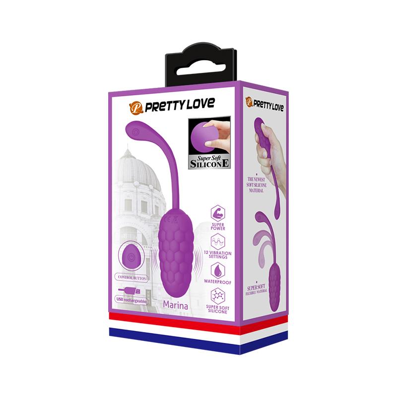 Huevo Vibrador USB Silicona Marina 9