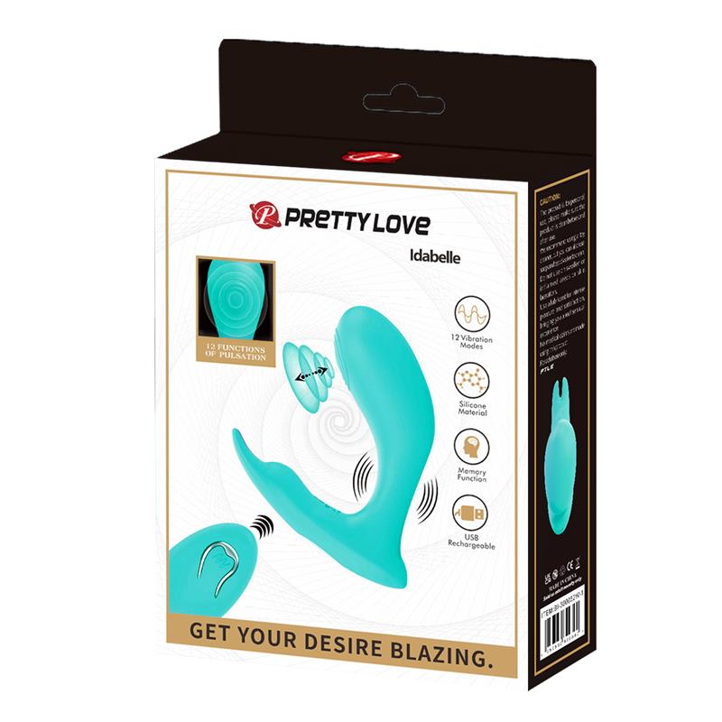 Idabelle Estimulador con Vibración y Pulsación con Control Remoto 9