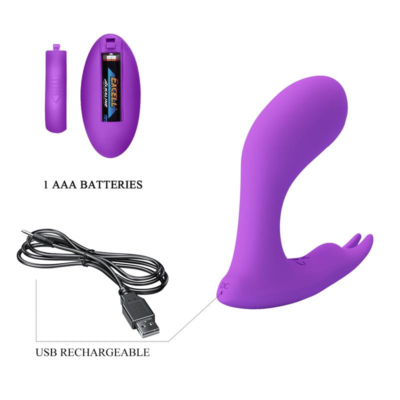 Idabelle Estimulador con Vibración y Pulsación Control Remoto 7
