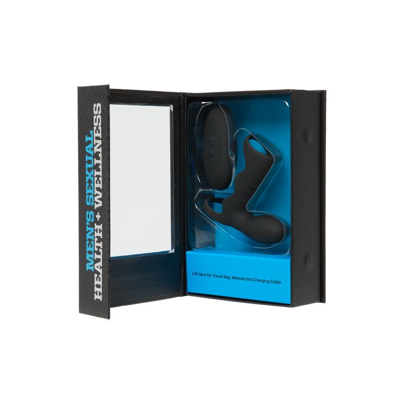 Jaula para el Pene con Vibración y Control Remoto Negro 7