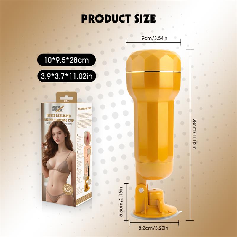 Jessie Masturbador Vagina Realista con Vibracion