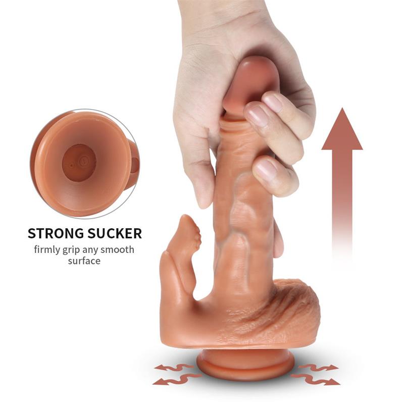 Julian Dildo con 20 Modos de Vibración y Estimlador de Clítoris 3