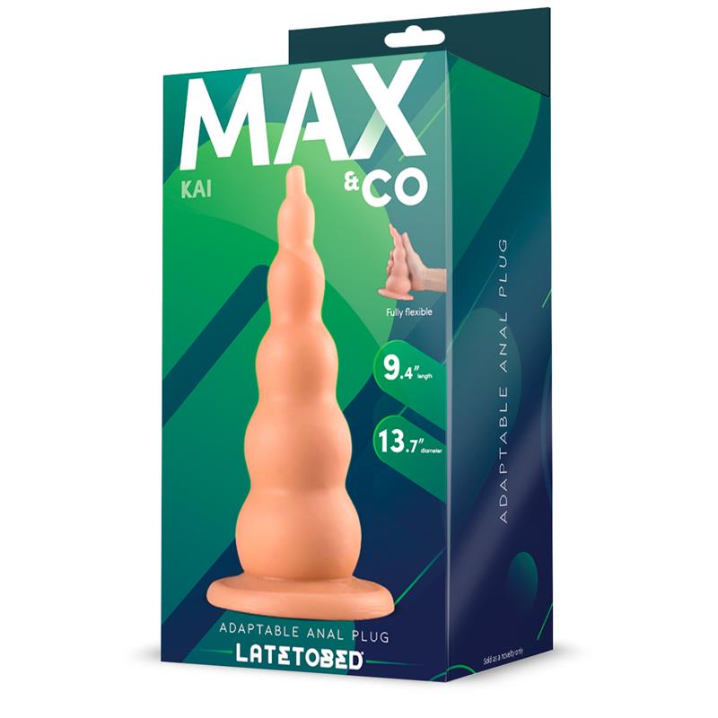 Kai Plug Anal Adaptable Natural 9,4 - 18,4 cm 2