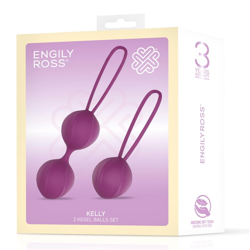 Kelly Bolas Kegel Silicona Púpura 6