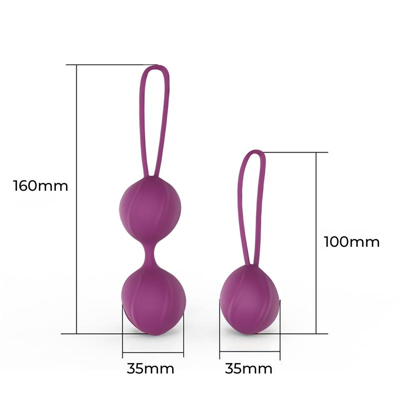 Kelly Bolas Kegel Silicona Púpura 5