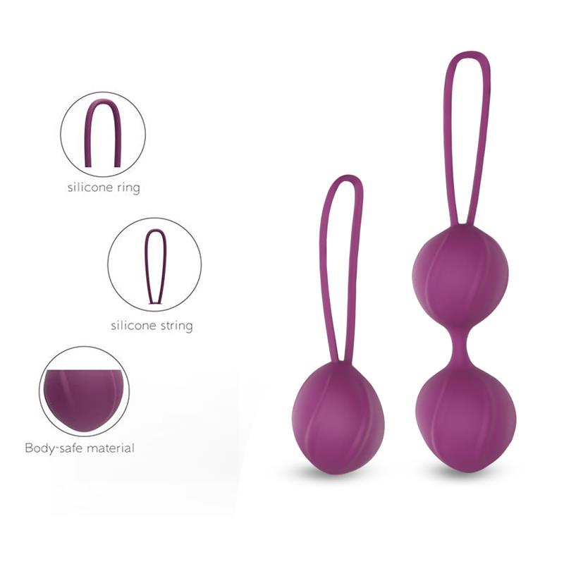 Kelly Bolas Kegel Silicona Púpura 4