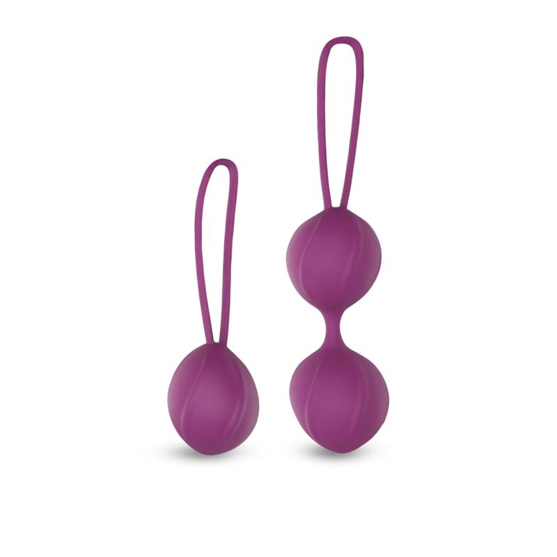 Kelly Bolas Kegel Silicona Púpura 2