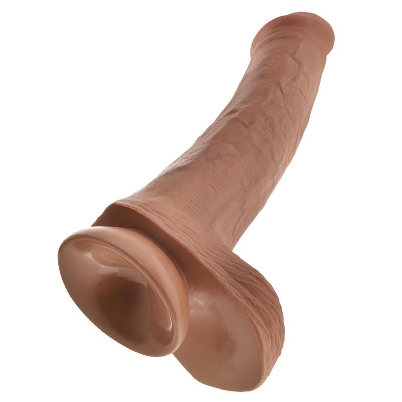 King Cock Pene con Testículos de 13 - Bronceado