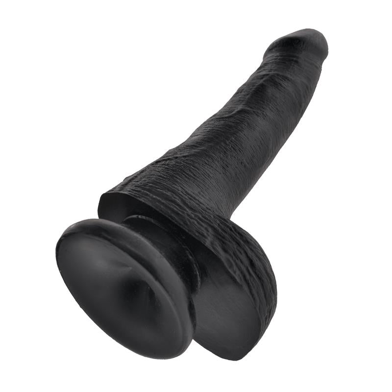 King Cock Pene con Testículos de 6 - Color Negro