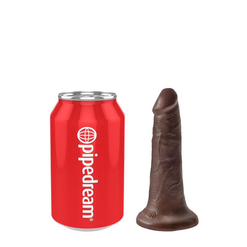 King Cock Pene de 5 - Color Marrón