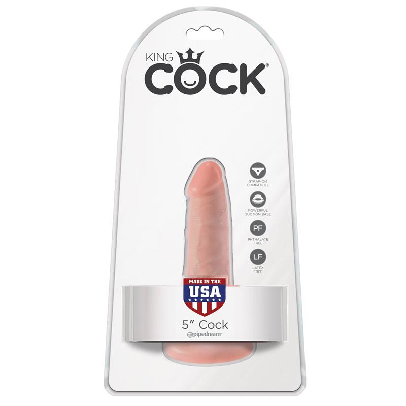 King Cock Pene de 5 - Color Natural