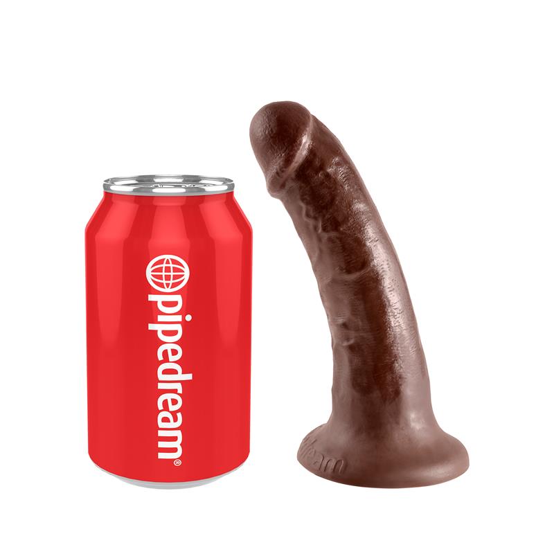 King Cock Pene de 6 - Color Marrón