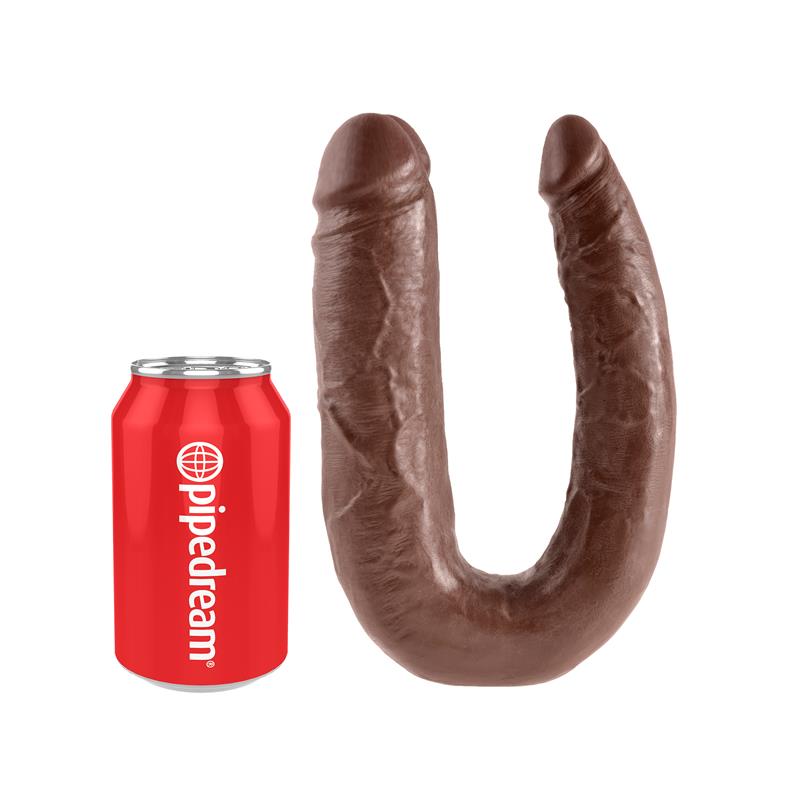 King Cock Pene Doble Penetración Grande - Color Marrón