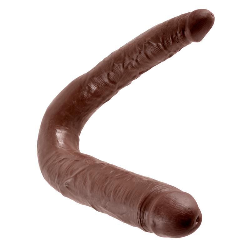 King Cock Pene Doble Penetración Grande - Color Marrón